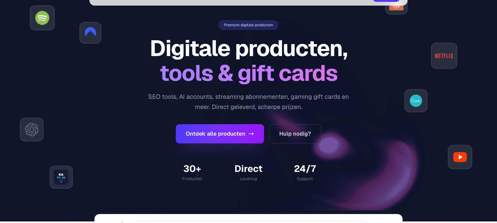 Subvora Webshop