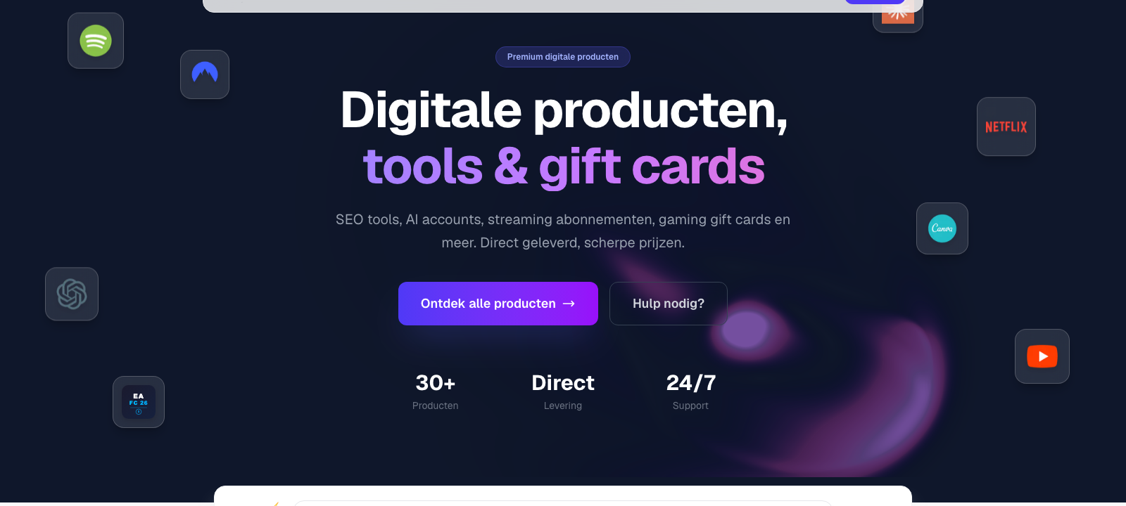Subvora Webshop